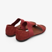 Camper Right Sandals Red - Womens Singapore WMROPY-059